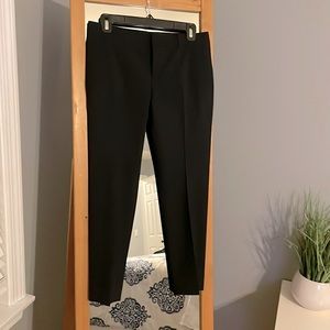 Banana Republic classic black cropped suit pants